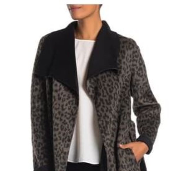 Elie Tahari Jackets & Blazers - NWT Tahari Ella Double Face Leopard Print Coat L